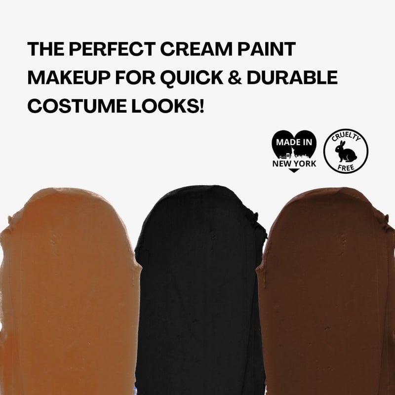 Mehron Makeup Tri-Color Halloween Makeup Palette - Werewolf - Image 4