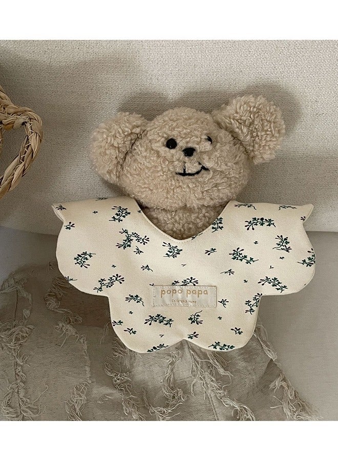 genernic Soft Pure Cotton Baby Feeding Cloth With Adjustment Button 25 X 26 cm - Image 2