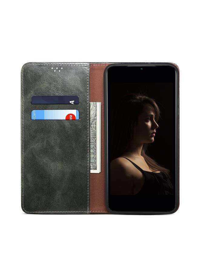 اس-توب جراب هاتف Honor 80 مصنوع من الجلد بنمط شمع الزيت وحصان مجنون - Image 4