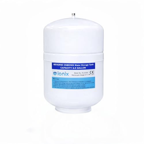IONIX Ro Stainless steel 304 Pre-Pressurized Metal pressure tank with tank valve,kangen and other ionizer compatible,6 gallons capacity, Used by Top indian brands, Ro Metal Pressure Tank - Image 1