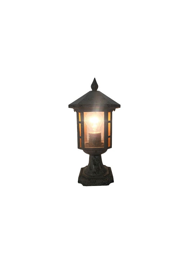 AL SALHIYA LIGHTING Gate Top Light, E27 Bulb Type, Small, H9701SXH609, Grey - Image 2