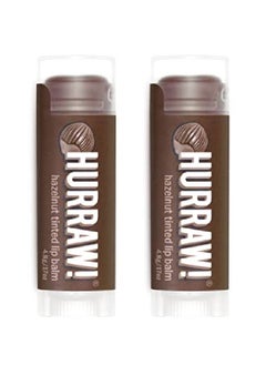 Hurraw! Hazelnut Tinted Lip Balm 2 Pack: (Sheer Brown Tint) Organic Certified Vegan Cruelty And Gluten Free Nongmo 100% Natural Ingredients Bee Shea Soy And Palm Free Made In Usa  - Image 2