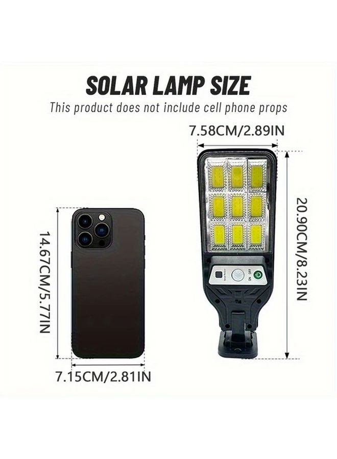 Solar Wall Lights 3pcs Outdoor Motion Sensor Security Lighting With Remote Control - Image 4