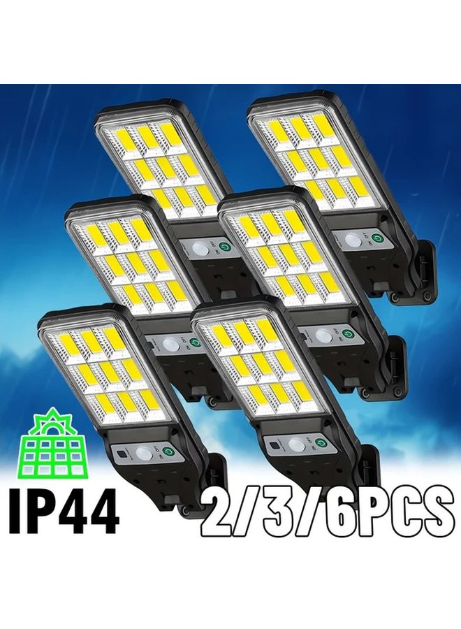 Solar Wall Lights 3pcs Outdoor Motion Sensor Security Lighting With Remote Control - Image 2