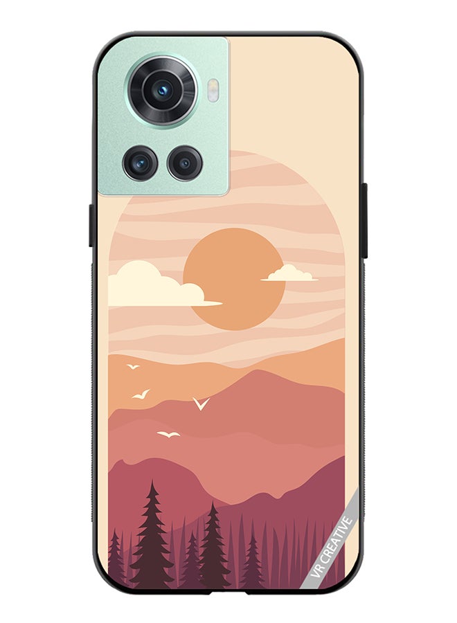 VR CREATIVE Protective Case Cover For OnePlus Ace Abstract Landscape Design Multicolour - Image 1