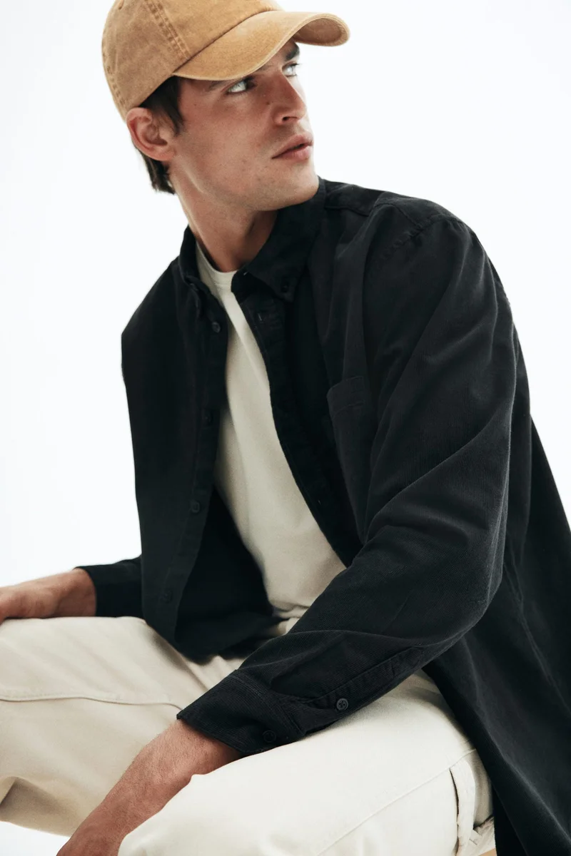 H&M Regular Fit Corduroy shirt