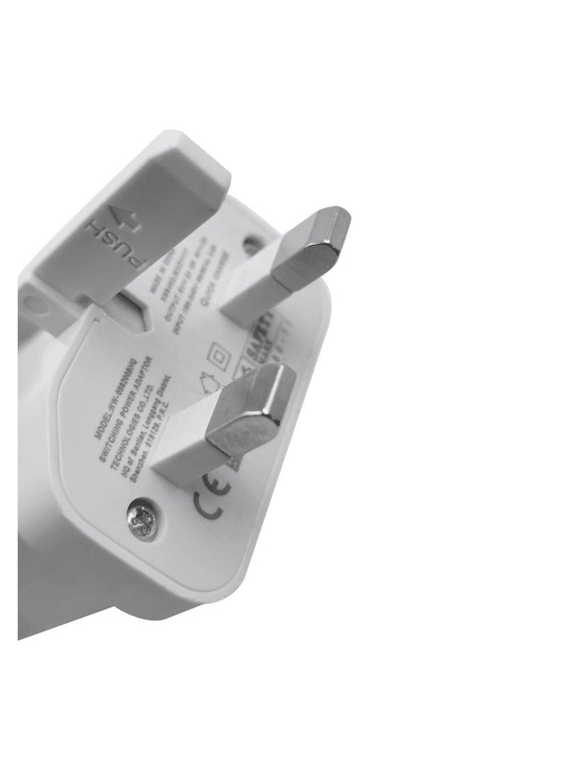 Mobile Charger Power Adapter In 220v Out 5v or 9v Quick Charge 3.0 Micro USB Cable Fast Charger HW-059200BHQ  - Image 2