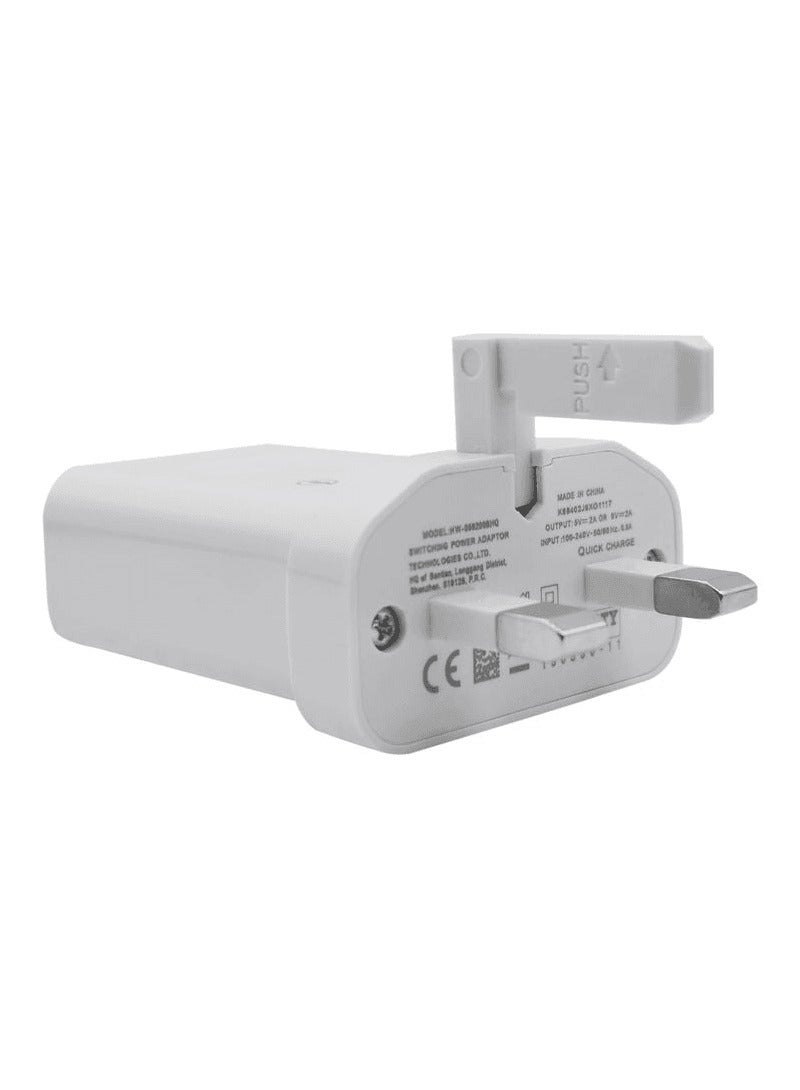 Mobile Charger Power Adapter In 220v Out 5v or 9v Quick Charge 3.0 Micro USB Cable Fast Charger HW-059200BHQ  - Image 4