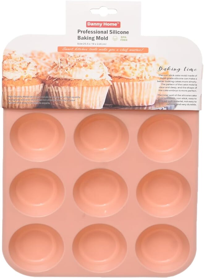 Danny Home Danny Home DH3414 High Quality Silicone Non-Stick Baking Mold 25.5 * 19 * 2.8 cm - Multi Color 