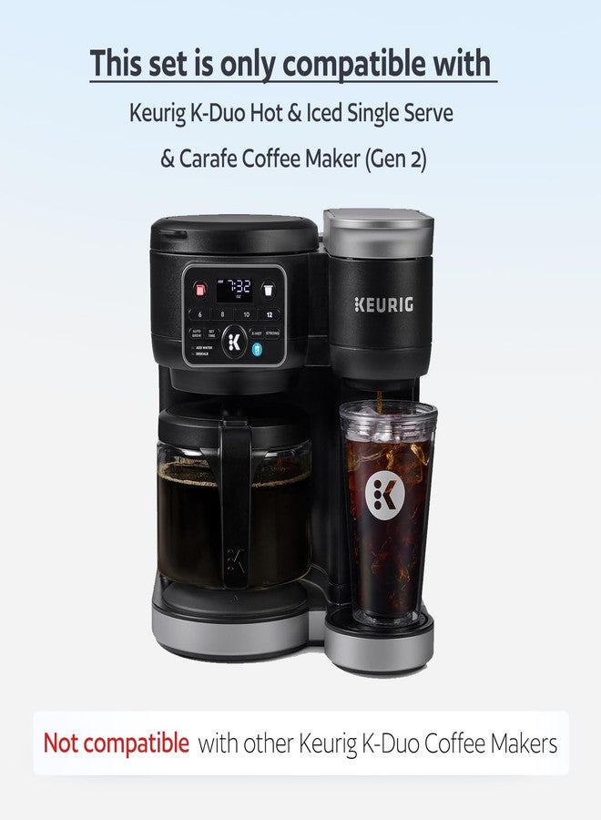 GoodCups 2 Reusable K Cups and Basket Coffee Filter for Keurig K-Duo Hot & Iced Single Serve & Carafe Coffee Maker with MultiStream Technology (Gen 2) - Image 2