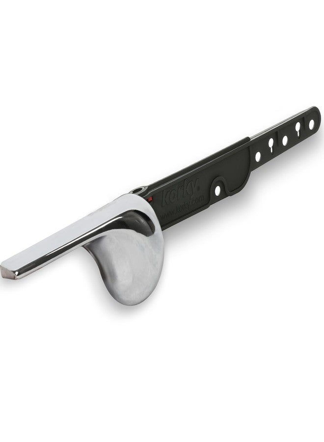 Korky Strong Arm Tank Lever, Universal to Fit Front Angled Side Left and Right Mount Toilets, Chrome, Classic Style, 6052BP - Image 1