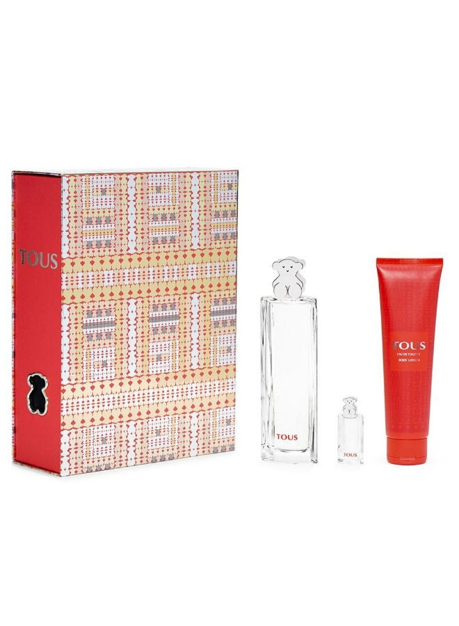 Tous Tartan - Eau de Toilette, 90 ml + 4.5 ml Miniature + Body lotion 150 ml Folder Gift Set - Image 2
