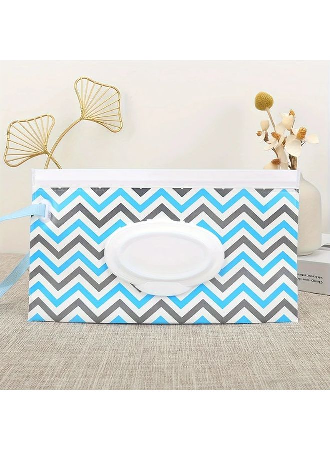 حقيبة مناديل سفر نجمية رمادية فاتحة لحامل محارم محمول للعناية بالنظافة - Image 3