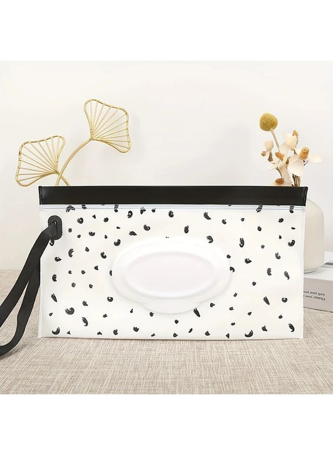 حقيبة مناديل سفر نجمية رمادية فاتحة لحامل محارم محمول للعناية بالنظافة - Image 4