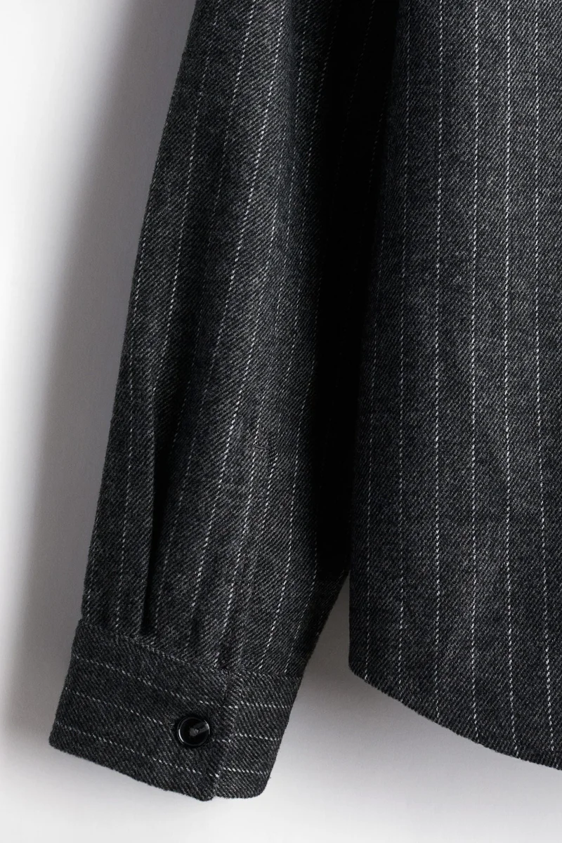 H&M Regular Fit Felted Overshirt