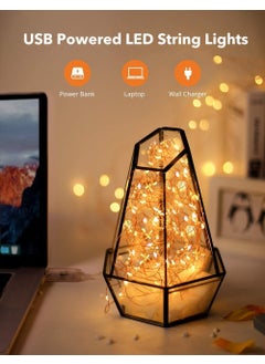 Lexton Lexton 5 Meter Copper String Light with USB for Decorations Warm White Pack of 4  - Image 5