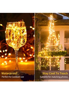 Lexton Lexton 5 Meter Copper String Light with USB for Decorations Warm White Pack of 4  - Image 2