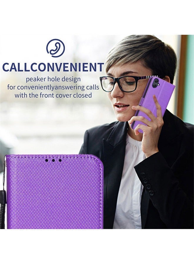 X-level Samsung Galaxy A05 4G Phone Case Cover with Full Body Camera Len Protector PU Leather Wallet Card Holder Shockproof Protective Back Cover with Release Hand Phone Holder Daily Video Kickstand - Image 5