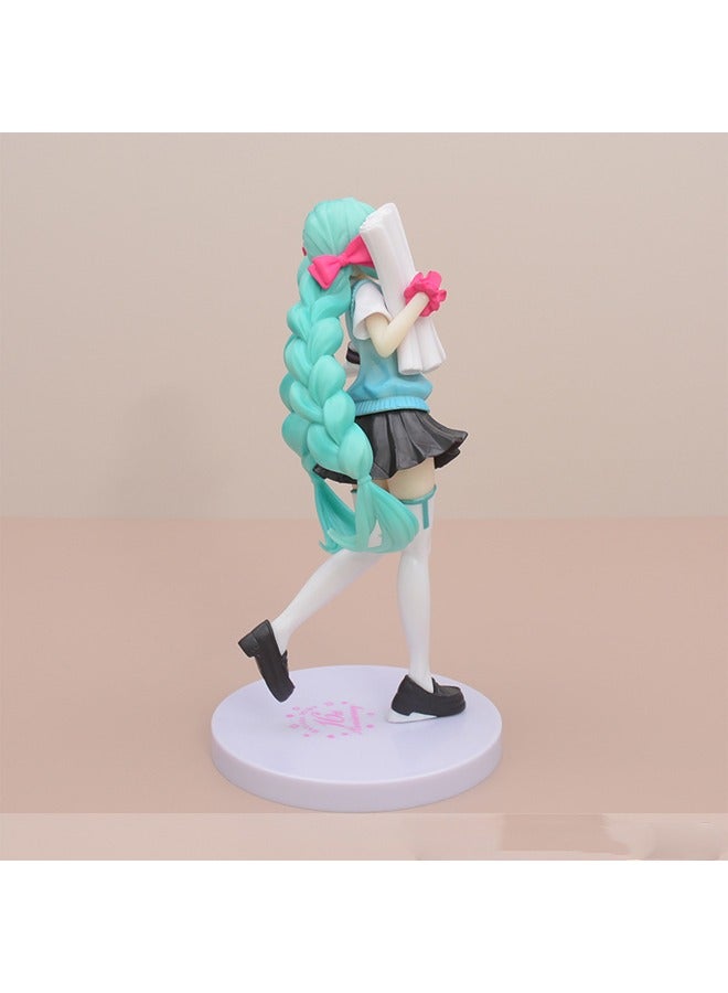 general Hatsune 16th Anniversary Commemorative Booota Student School Uniform Double Ponytail Peripherals  - Image 3