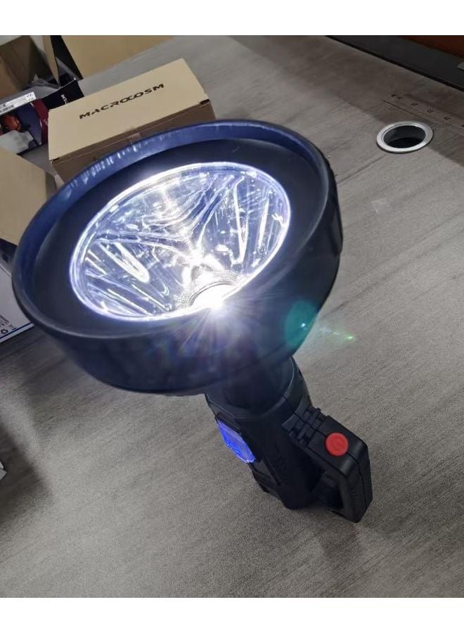 Bright Flashlight 1pc USB Rechargeable Portable Lantern 3 Modes Emergency Light - Image 1