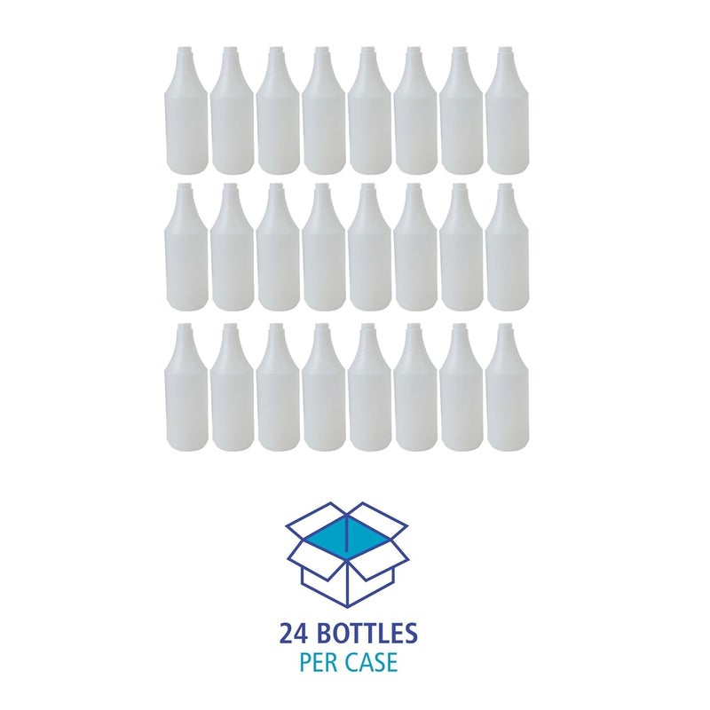 Boardwalk 512245 32 oz Embossed Spray Bottle  Clear 24Carton - Image 2