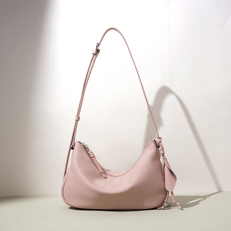 Women's Genuine Leather Soft Minimalist Crossbody Bag - Image 2