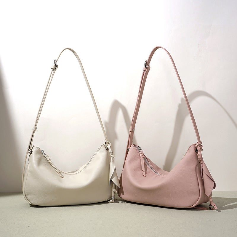 Women's Genuine Leather Soft Minimalist Crossbody Bag - Image 1