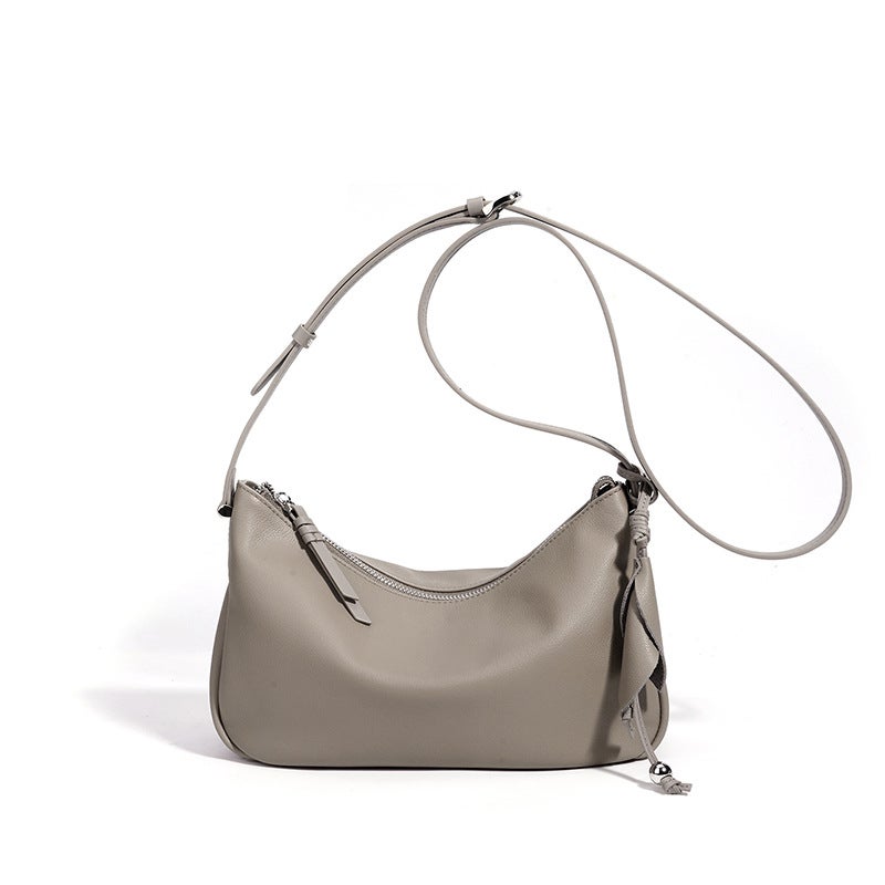 Women's Genuine Leather Soft Minimalist Crossbody Bag - Image 5