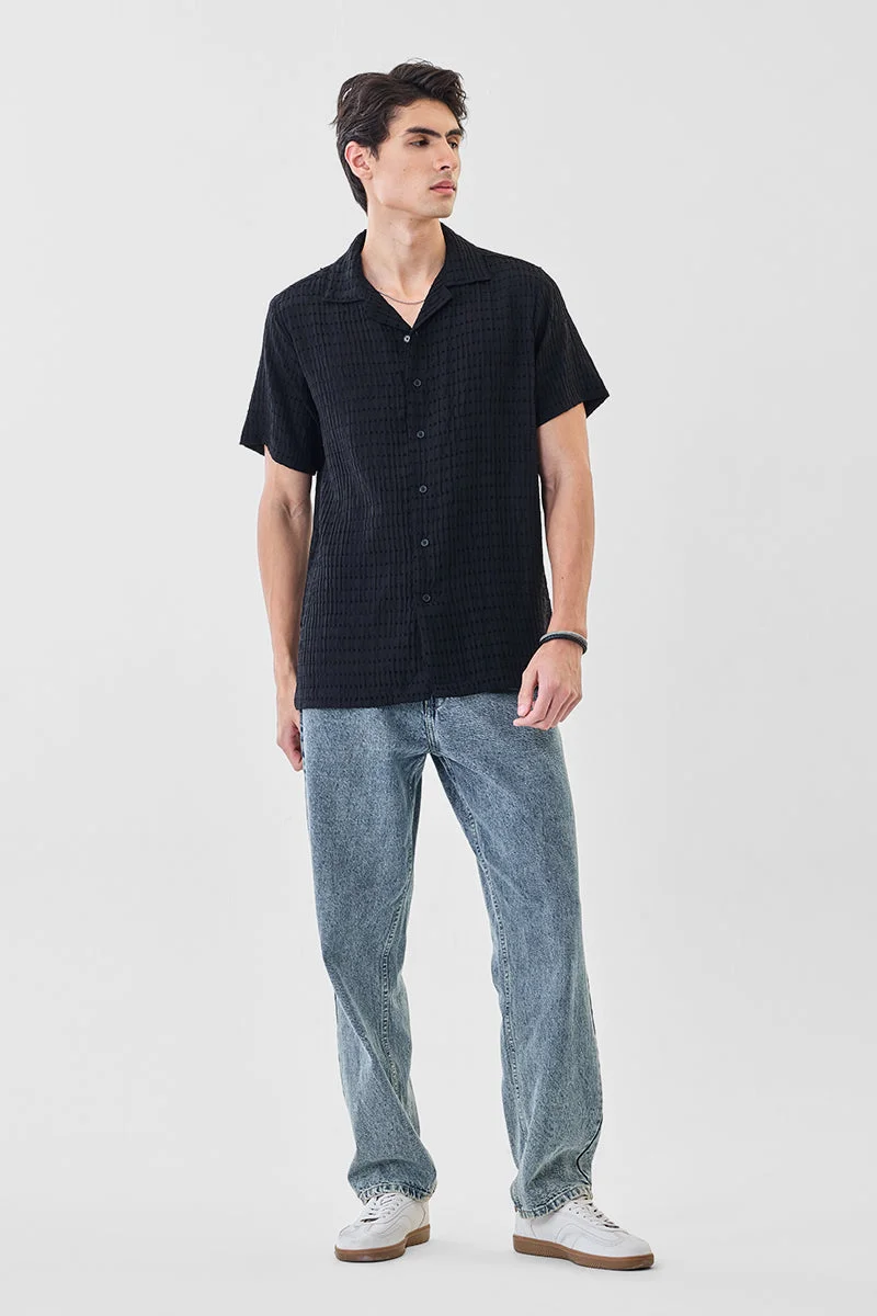 SNITCH Self-Design Box Fit Shirt