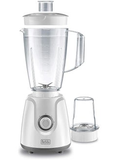 BLACK&DECKER 400W Blender With Grinder Mill, White, Bx4030-B5  - Image 1