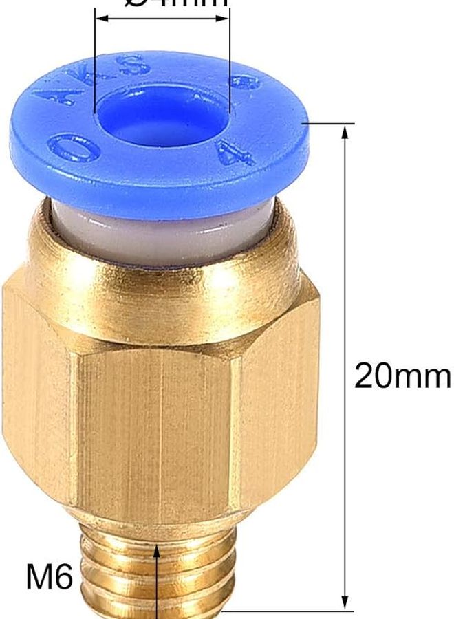 M6 Tube Coupler For 3D Printer 4mm Tube 1 75mm Filament Push Fittings 5 Pieces - Image 4