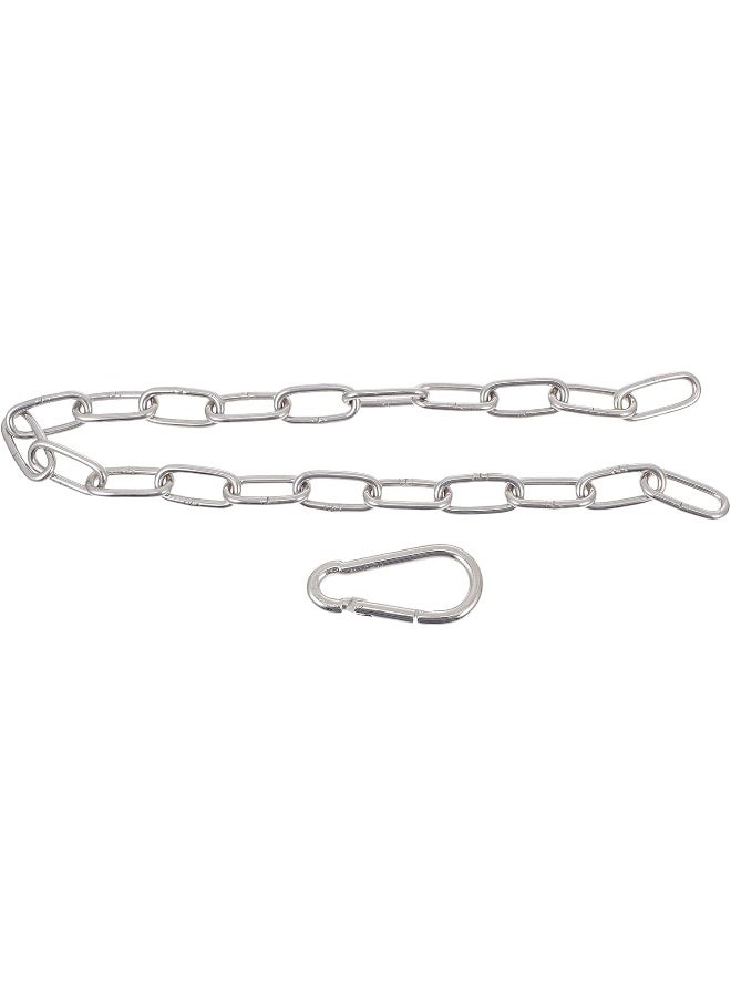Veemoon Veemoon 1pc Extension Chain Extension Cable Wrist Trainer Workout Belt Dual Grip Tricep Chain Pulldown Bar Attachment Gym Extension Chain Chain for Exercise Triceps Extensive Chain Fitness  - Image 1