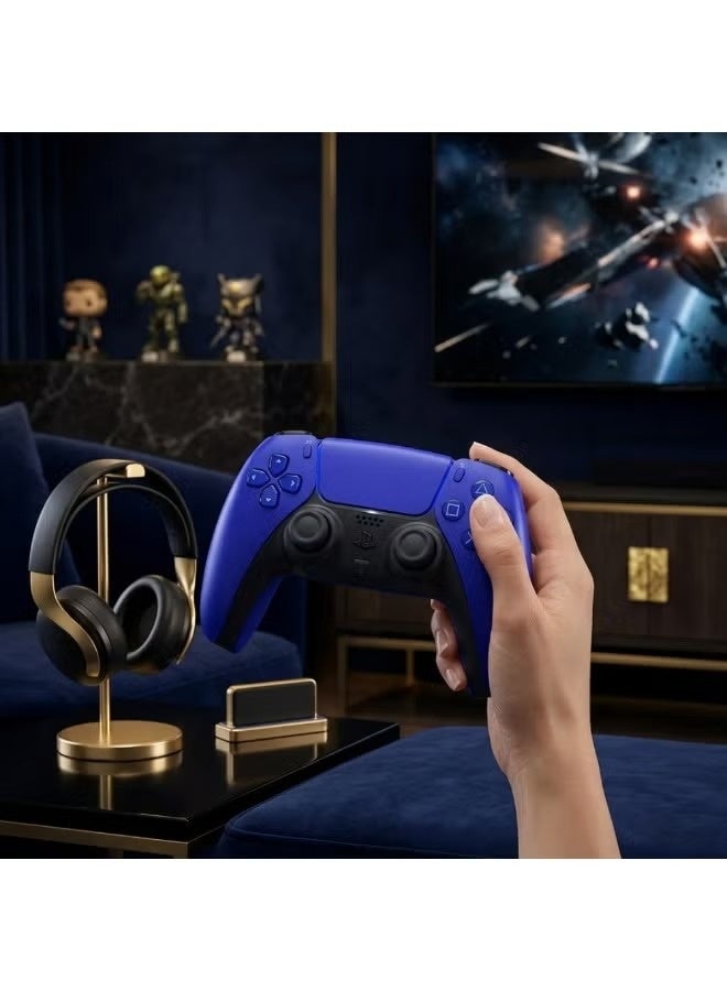 UBEdge DualSense Wireless Controller Cobalt Blue for PS5 – Wireless Gaming Controller with Adaptive Triggers, Haptic Feedback & Built-in Microphone - Image 2