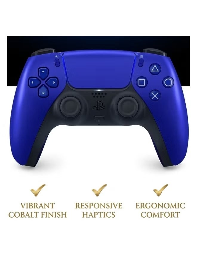 UBEdge DualSense Wireless Controller Cobalt Blue for PS5 – Wireless Gaming Controller with Adaptive Triggers, Haptic Feedback & Built-in Microphone - Image 5