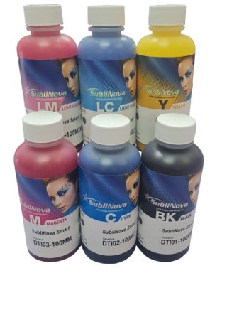 Subli Nova 6 X 100ml Sublimation Ink, High Density Professional Dye Sublimation Refill Inks Made in Korea,(for CISS). for Inkjet Printers, Heat Transfer on Mugs, t-Shirts, Phone Case etc. (6 Colors) - pzsku/ZE7D12BF34C2468E2753DZ/45/_/1725621521/70a7980d-3c5e-4a84-a4d2-c3e41b3bdee9