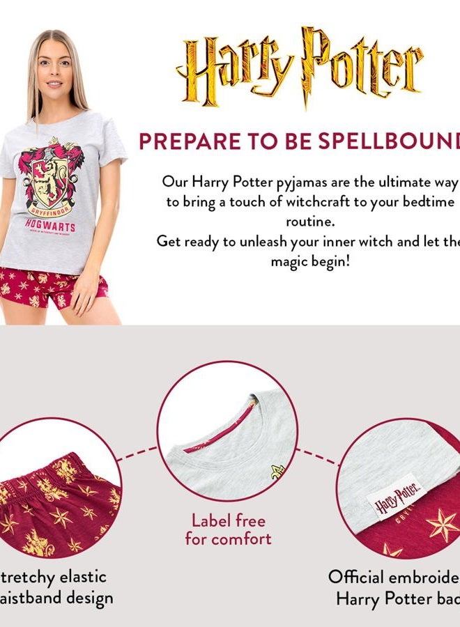 Harry Potter بيجاما هوجوورتس للسيدات، رمادي، م - Image 4