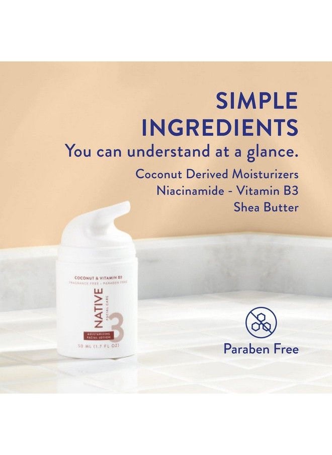 native - Moisturizing Facial Lotion Coconut & Vitamin B3 Facial Moisturizer Face Lotion Spf 30 1.7 Fl Oz - Image 1