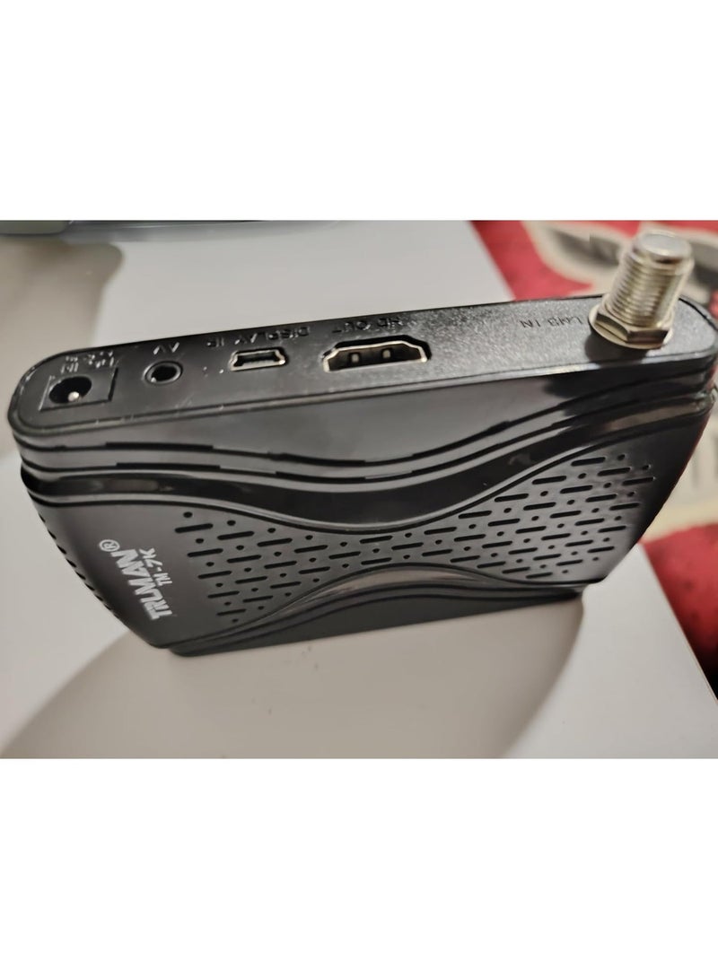 ترومان ريسيفر TRUMAN TM7K بدقة 4K Ultra HD جهاز استقبال فضائي رقمي ميني يدعم 4G مع منفذ HDMI واستقبال قوي للإشارة وتشغيل سهل وتصميم مدمج للترفيه المنزلي موديل TM7K - Image 4