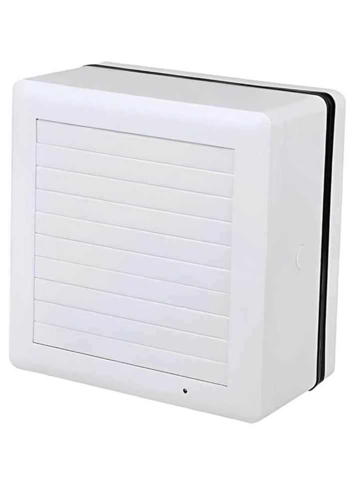 MODI AUTO SHUTTER FAN 6Inch Low Noise Ventilation Fan,25W, Window/Wall Exhaust Fan for Kitchen,Office Exhaust Mute Energy Saving Exhaust Square Fan Wall& Glass Mounted Bathroom ,Home Duct Exhaust fan  - Image 1