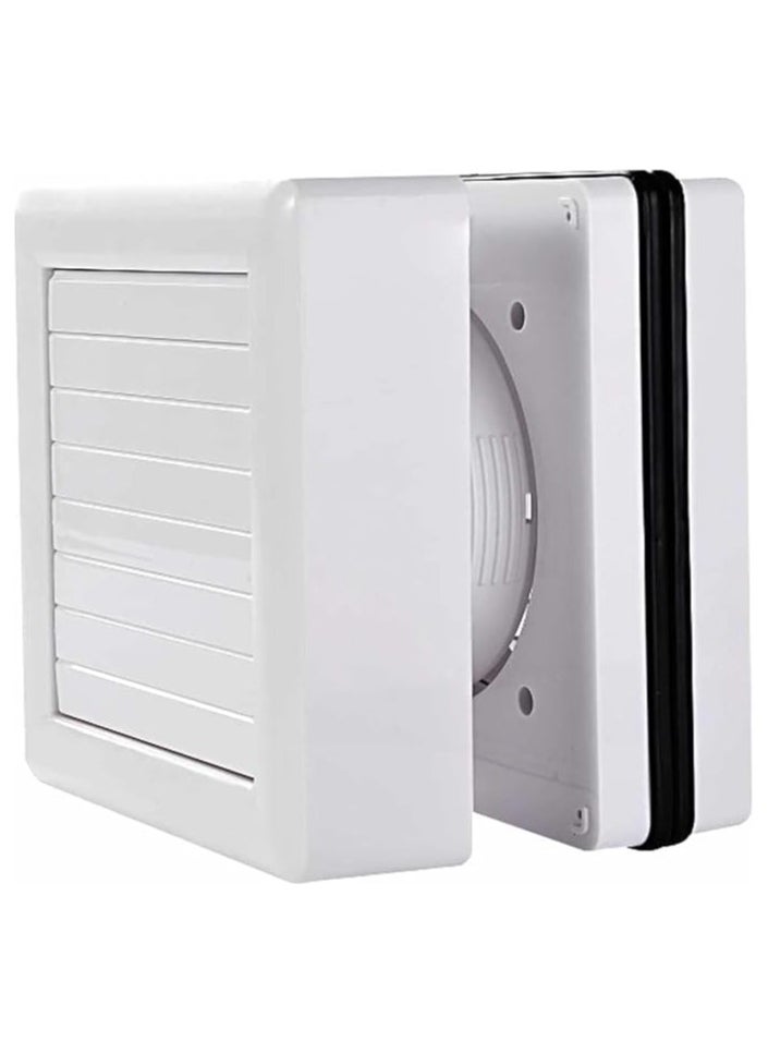 MODI AUTO SHUTTER FAN 6Inch Low Noise Ventilation Fan,25W, Window/Wall Exhaust Fan for Kitchen,Office Exhaust Mute Energy Saving Exhaust Square Fan Wall& Glass Mounted Bathroom ,Home Duct Exhaust fan  - Image 2
