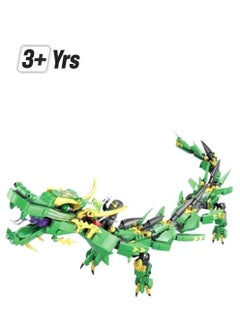 NIBEMINENT 417-Piece 3D Ninja Mech Dragon Building Set 3+ Years  - Image 1