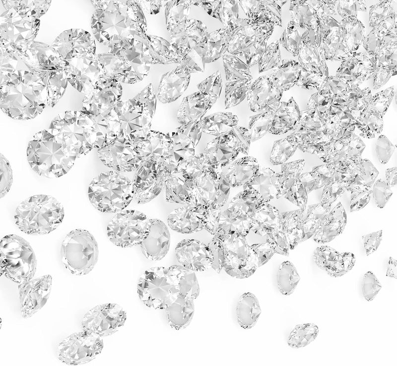 LYFJXX مكعبات ثلج وهمية قابلة لإعادة الاستخدام، مكعبات كريستال أكريليك صناعية لديكورات الأفراح ودعائم التصوير وحشوات المزهرية (شفاف، 8 مم (0.31 بوصة)) - Image 1