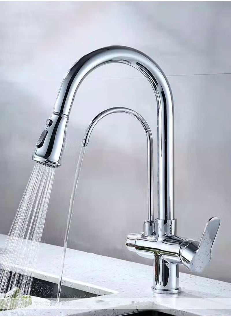 Kitchen Pull-Out Hot and Cold Faucet Three-in-One Pure Direct Drinking Faucet Washbasin Sink Sink Faucet - pzsku/ZE7D17FD84A2580FFF76EZ/45/_/1731938557/27d7caba-aa5f-476f-80c4-2a0ecb9a2541