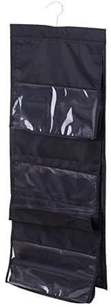 PICKVILL PICKVILL Handbag Hanging Organizer Foldable Purse Storage Space Saving Closet for Wardrobe Clutches Pouch Organizer Dust Proof Bag for Ladies Handbags with 6 Large Vinyl Pockets  - Image 4