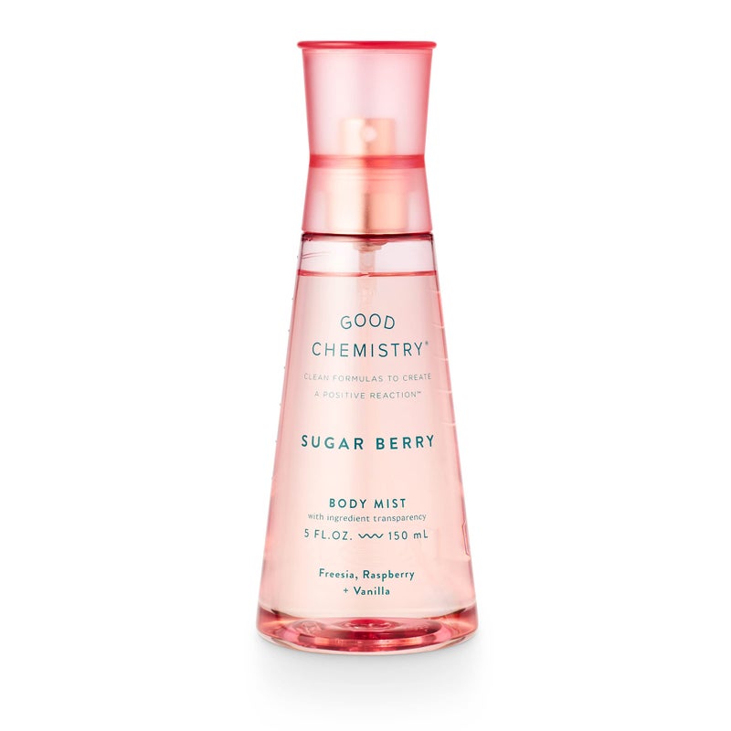 Good Chemistry Sugar Berry Body Mist 5 fl oz - Light, Sweet Spray with Freesia, Raspberry, & Vanilla - Sweet, Clean & Vegan - Image 1