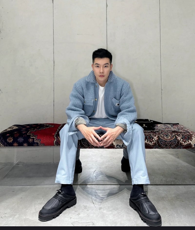 Kaha Carha Joint Name Sac @ I Logging Overalls B01 Couple Vintage Canvas Casual Straight Trousers Loose - Image 5