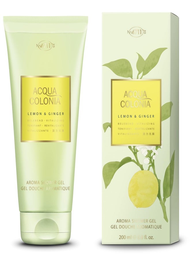 4711 Muelhens 4711 Acqua Colonia Aroma Shower Gel, Lemon And Ginger, 6.8 Ounce (2337722) - Image 1