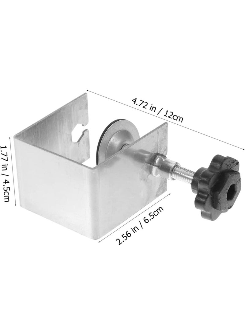 GGOOT 4pcs Front Installation Clamps Cabinet Hardware Tool c Clamp for Woodworking No Damage to Wood Panel  - Image 2