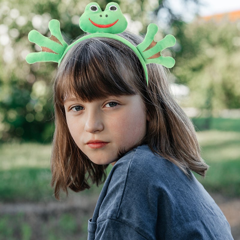 Adults Headband Party Decorative Headband Festival Hair Band Cartoon Frog Headdress - Image 5