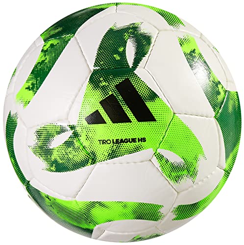 adidas Unisex-Adult Tiro Match Soccer Ball, White/Team Green/Team Solar Green/Black, 5 - Image 3
